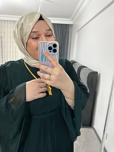 Zümrüt abiye - Görsel 5