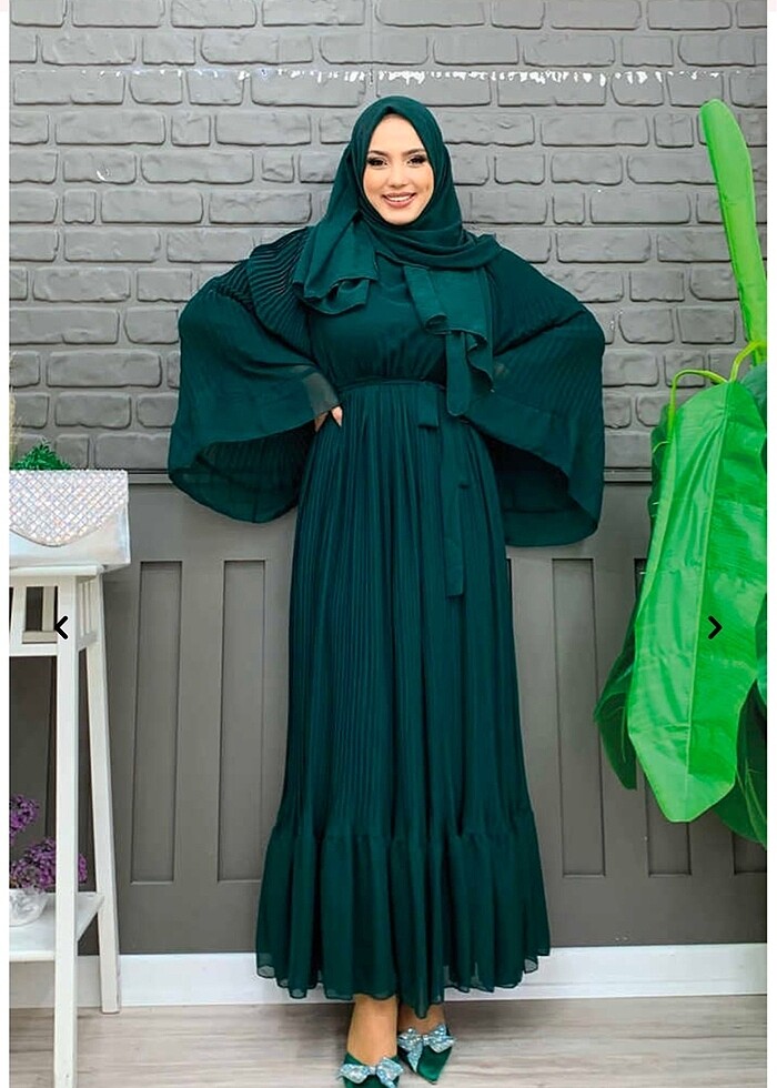 Zümrüt abiye - Görsel 4