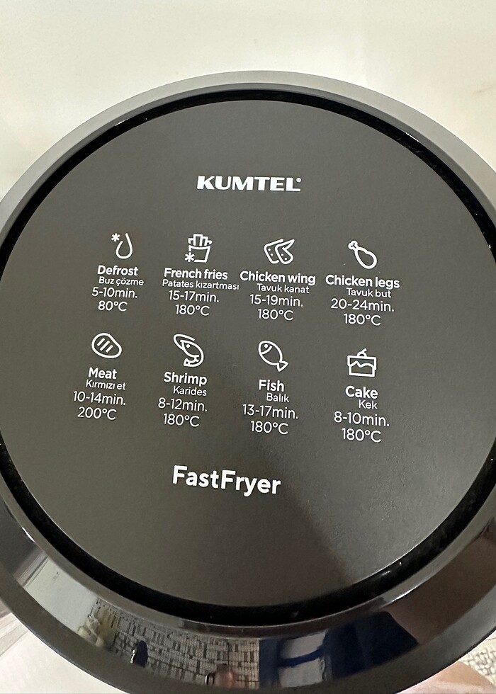 Airfryer kumtel kutulu - Görsel 4