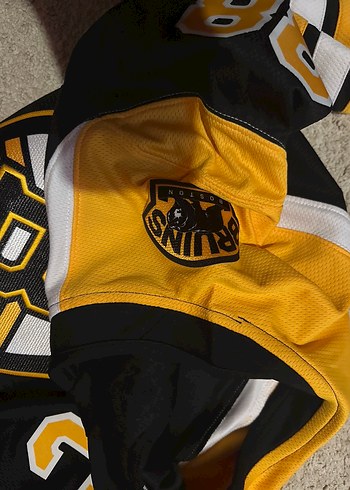 Erkek Siyah Baskılı Uzun Kollu Sweatshirt NHL - Görsel 6