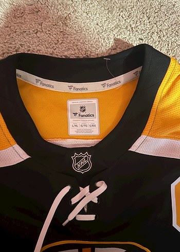 Erkek Siyah Baskılı Uzun Kollu Sweatshirt NHL - Görsel 5