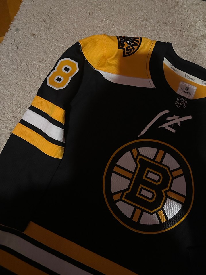 Erkek Siyah Baskılı Uzun Kollu Sweatshirt NHL - Görsel 3