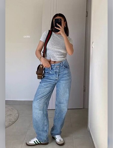 Wide leg jean