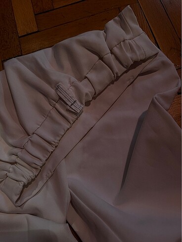 xs Beden Beyaz kumaş pantolon