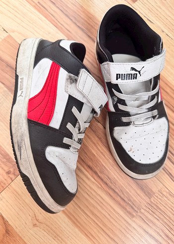 Puma Puma Erkek Çocuk Kırmızı siyah Spor Ayakkabı