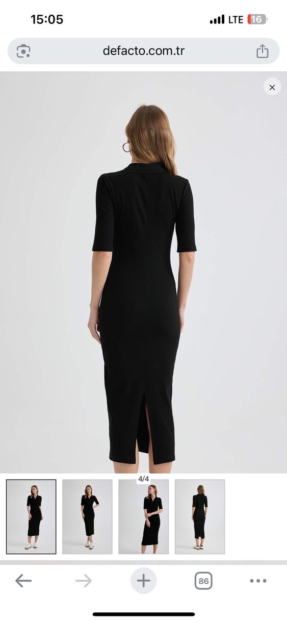 Uzun elbise - Görsel 2