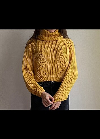 Addax boğazlı triko - Görsel 3