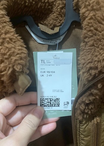 Kahverengi Peluş Erkek Çocuk Ceketi - Görsel 2