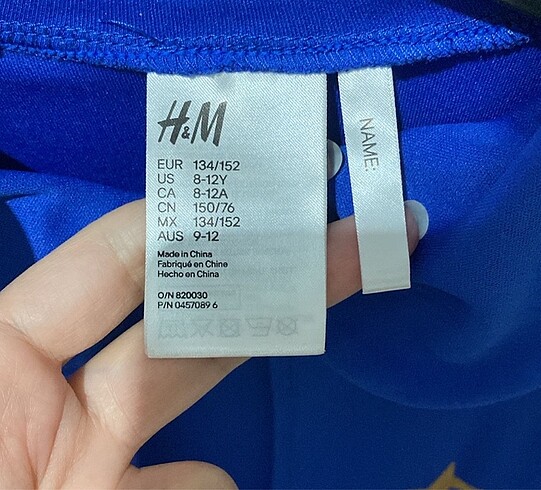 8 Yaş Beden H&M cocuk kostüm