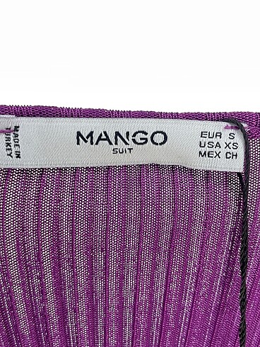 s Beden mor Renk Mango Bluz %70 İndirimli.