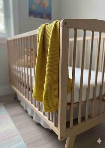 triko örgü Bebek Battaniyesi - Görsel 6