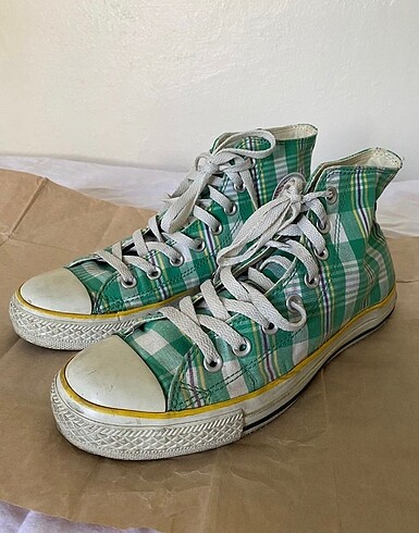 Yeşil Ekoseli Orijinal Converse