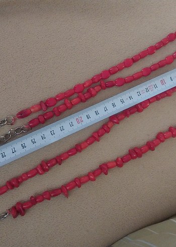 Accessorize Doğal Taş mercan