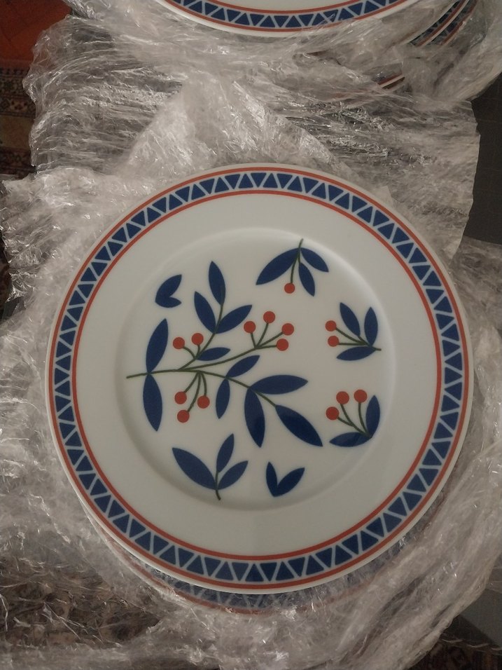 Kütahya. porselen   tabaklar - Görsel 3