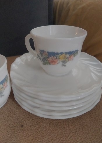 Türk kahve  Porselen Fincan Takımı - Görsel 3