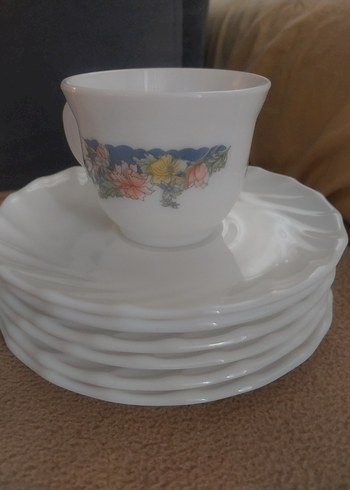 Türk kahve  Porselen Fincan Takımı - Görsel 4