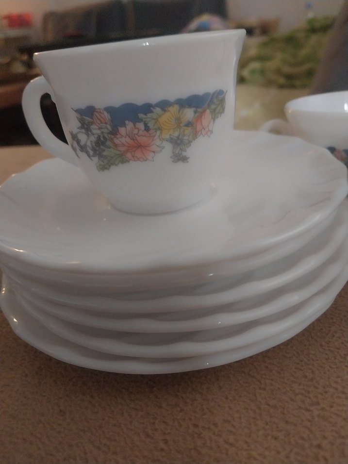 Türk kahve  Porselen Fincan Takımı - Görsel 2