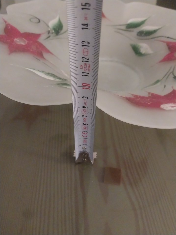 Çiçek Desenli El Yapımı Tabak - Görsel 5