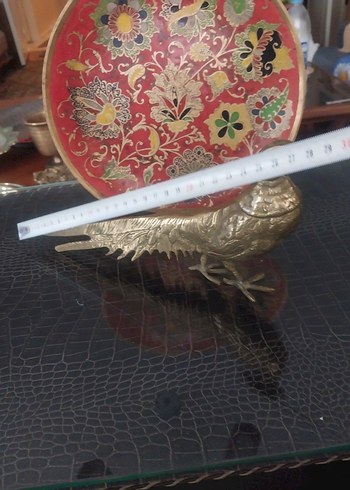 pirinç tabak ve.   pirinç kuş - Görsel 3