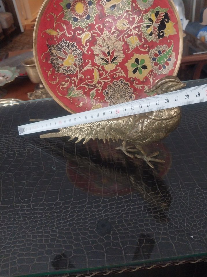 pirinç tabak ve.   pirinç kuş - Görsel 4