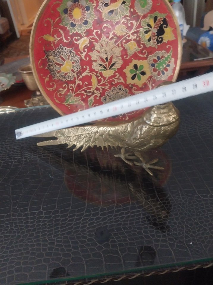 pirinç tabak ve.   pirinç kuş - Görsel 3