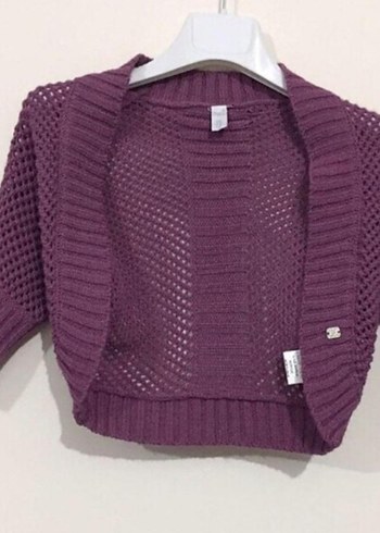 Mor Triko Kız Bolero - Görsel 2