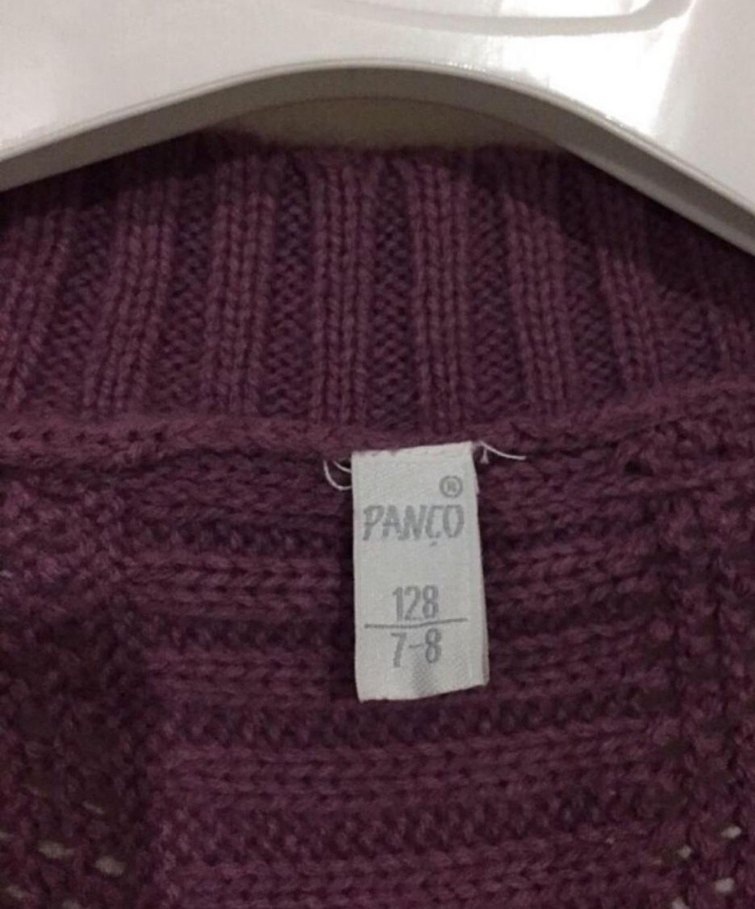 Mor Triko Kız Bolero - Görsel 3