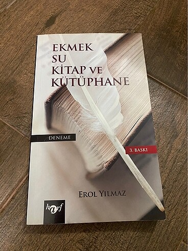 Ekmek,Su,Kitap Ve Kütüphane Deneme Kitabı