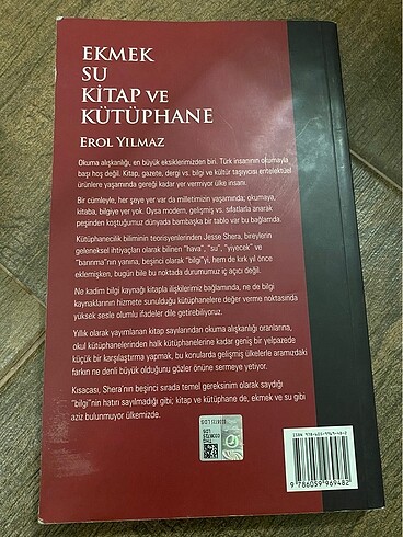  Ekmek,Su,Kitap Ve Kütüphane Deneme Kitabı