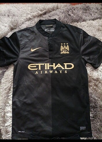 ? Manchester City 2013-2014 sezon S bnd Nike forma