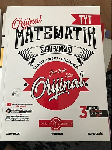 ORİJİNAL TYT MATEMATİK SORU BANKASI