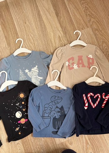 GAP Kız Çocuk Uzun Kollu Tişört
