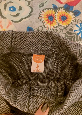 yün erkek çocuk pantolon - Görsel 2