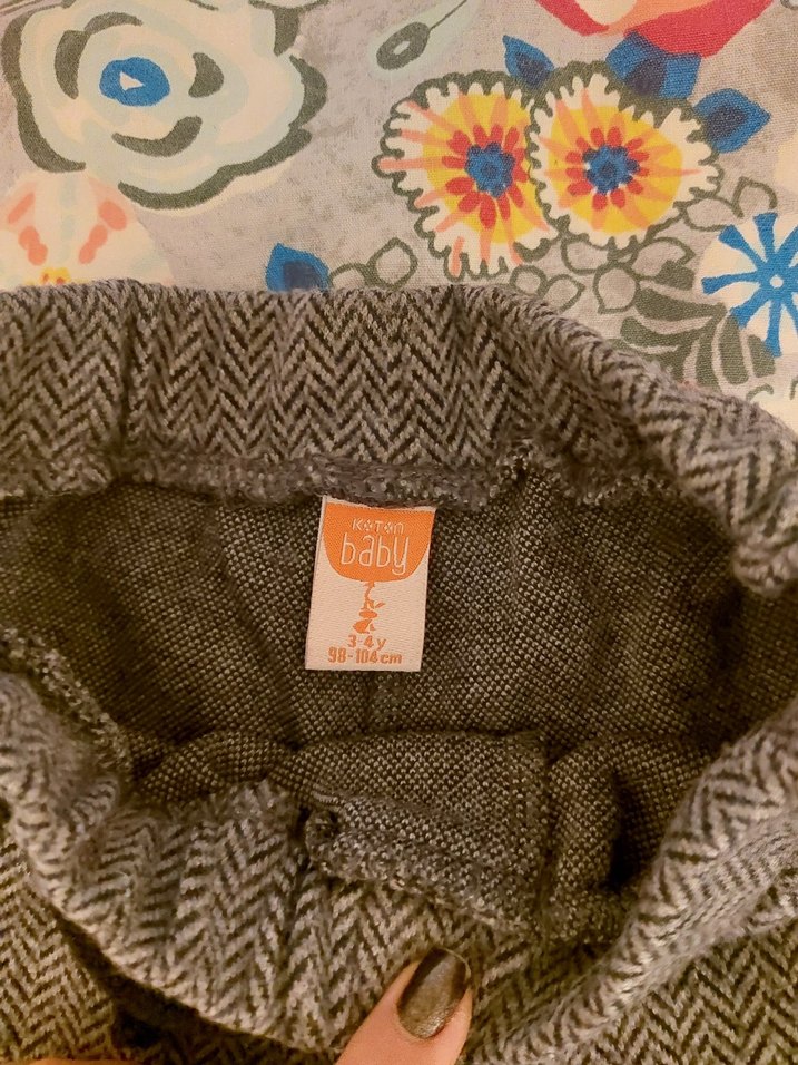 yün erkek çocuk pantolon - Görsel 2