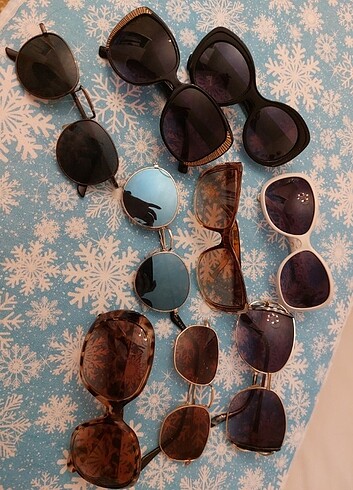 Dior 9 adet güneş gözlüğü 