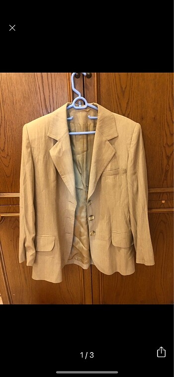 BLAZER CEKET BEJ