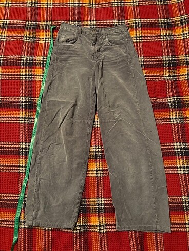 gri bol paça pantolon