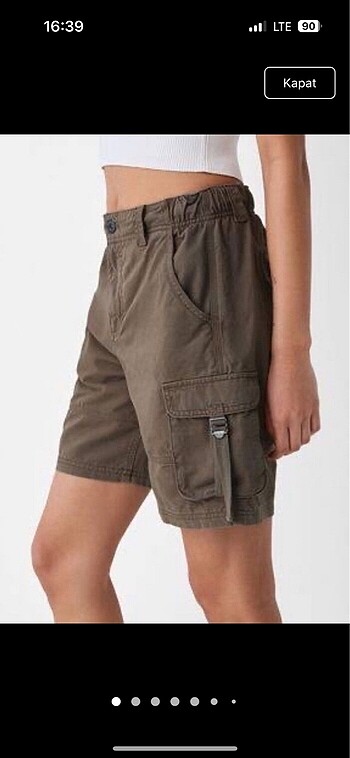 bershja haki kargo pantolon