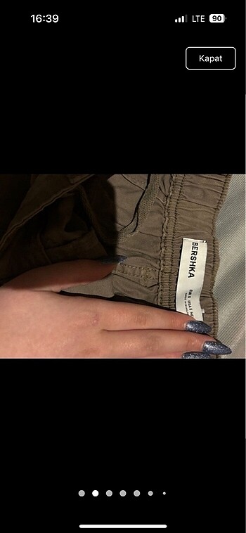 Bershka bershja haki kargo pantolon