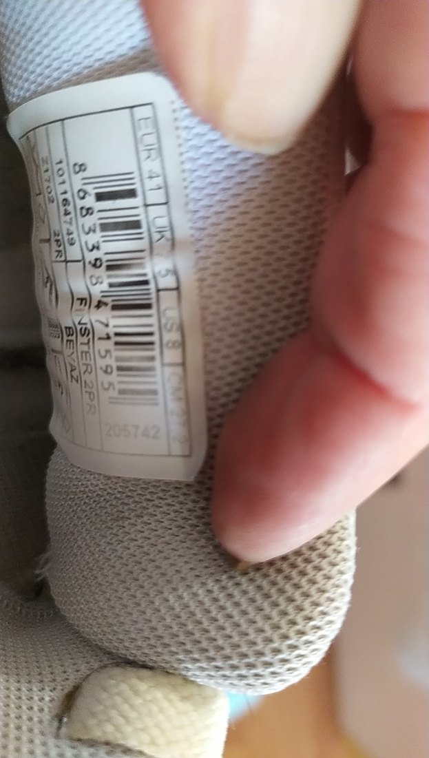 Beyaz erkek Spor Ayakkabı - Görsel 4