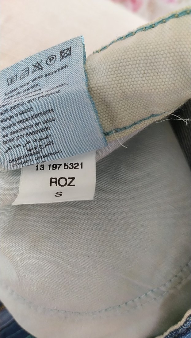 Kadın Mavi Kot Mini Etek - Görsel 5