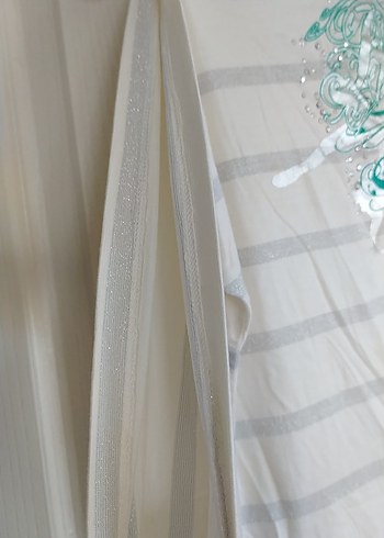 metal zincir Askı likralı tişört - Görsel 2