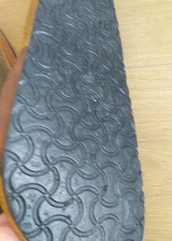 Kadın Kahverengi Deri Toka Detaylı Terlik - Görsel 4