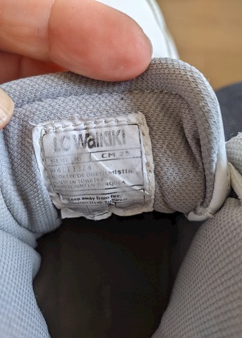 Beyaz Dolgu Topuklu Bağcıklı Spor Ayakkabı - Görsel 4