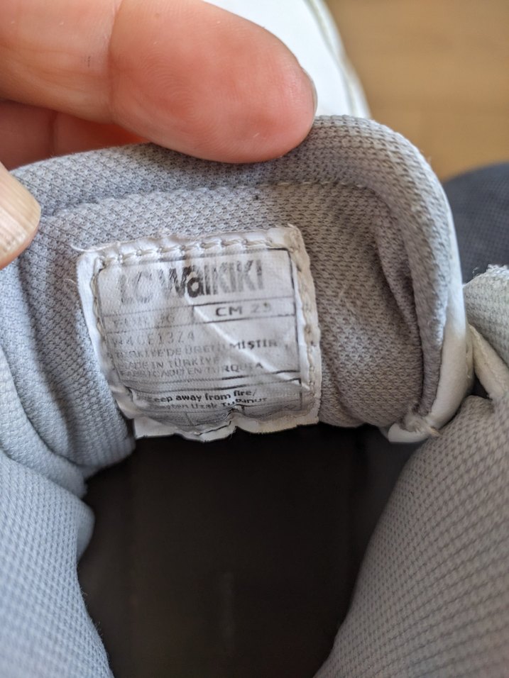 Beyaz Dolgu Topuklu Bağcıklı Spor Ayakkabı - Görsel 4