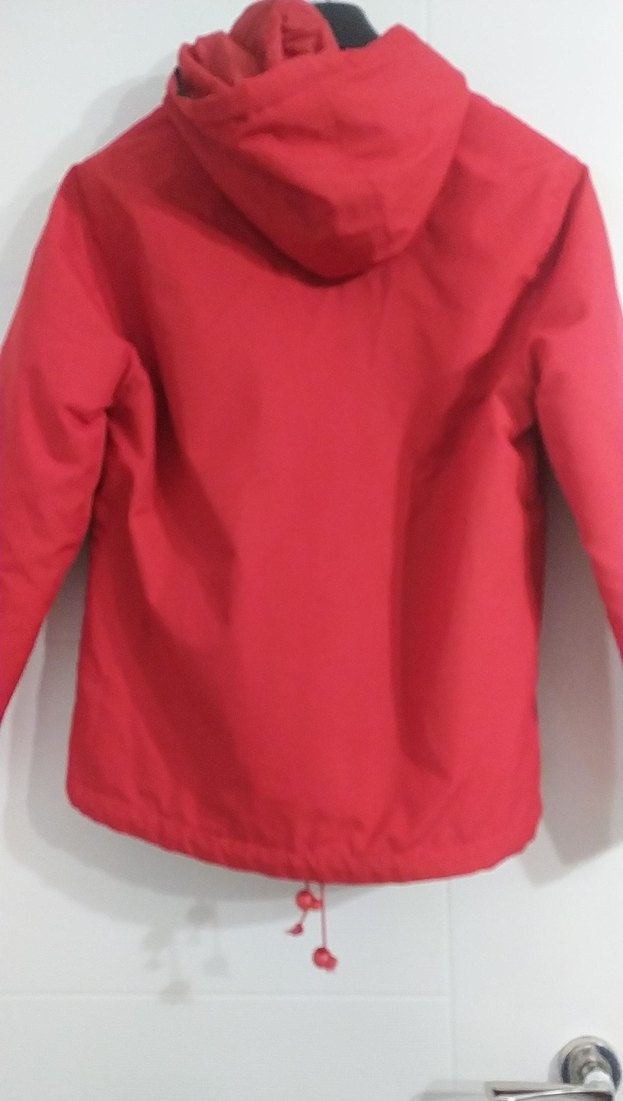 Kırmızı Kadın Fermuarlı mont - Görsel 2