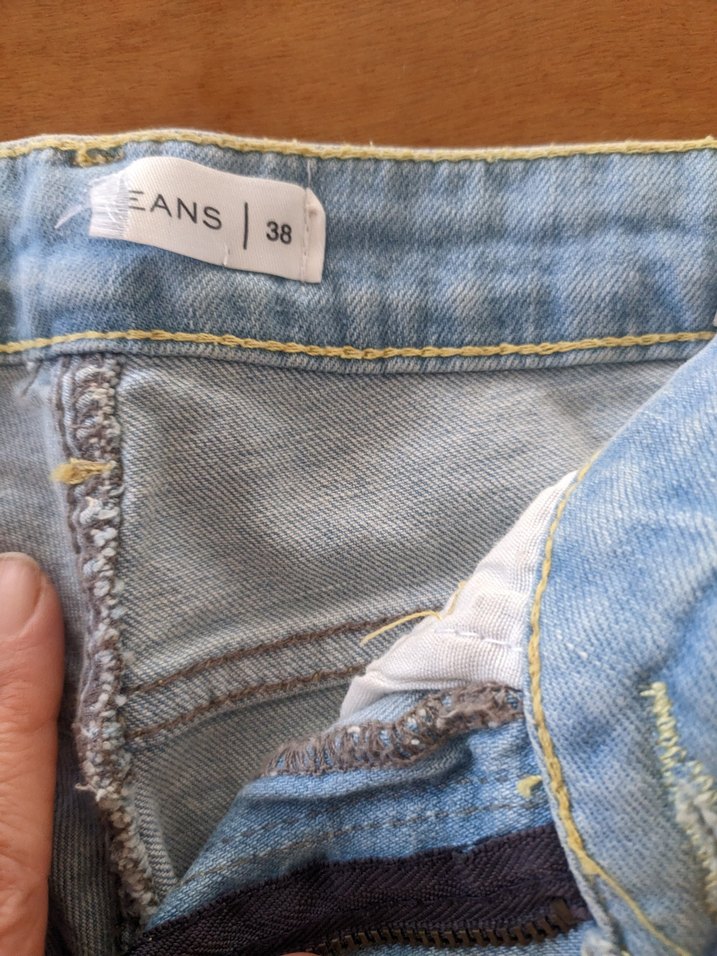 Kadın Açık Mavi Mini Denim Şort - Görsel 3