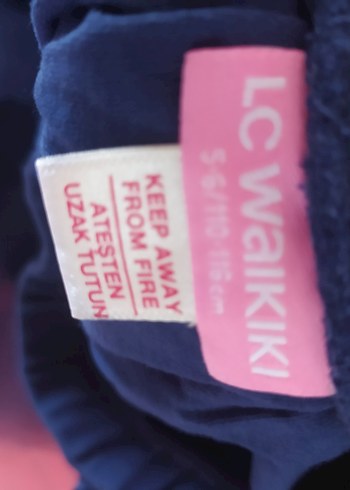 LC Waikiki Kız Çocuk Lacivert Fırfırlı Bohem Etek