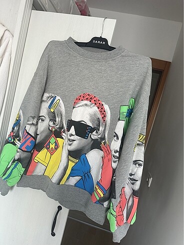 Zara Zara kız baskılı sweatshirt
