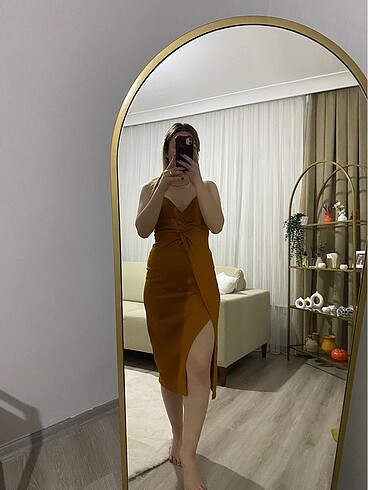 m Beden LOFT marka midi elbise